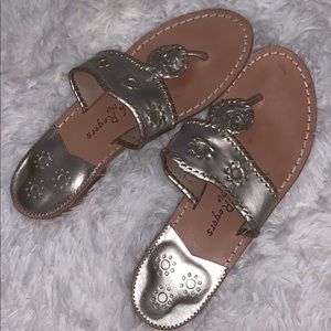 new gold jack rogers sandals